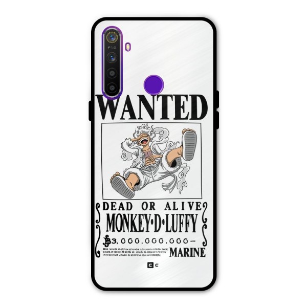 Munkey D Luffy Wanted  Metal Back Case for Realme 5i