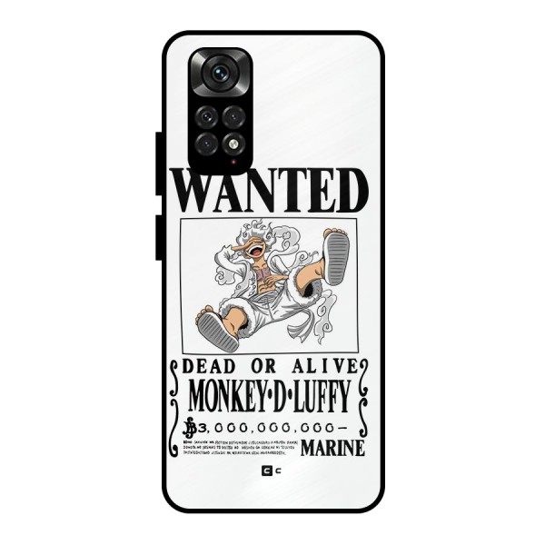 Munkey D Luffy Wanted  Metal Back Case for Redmi Note 11 Pro