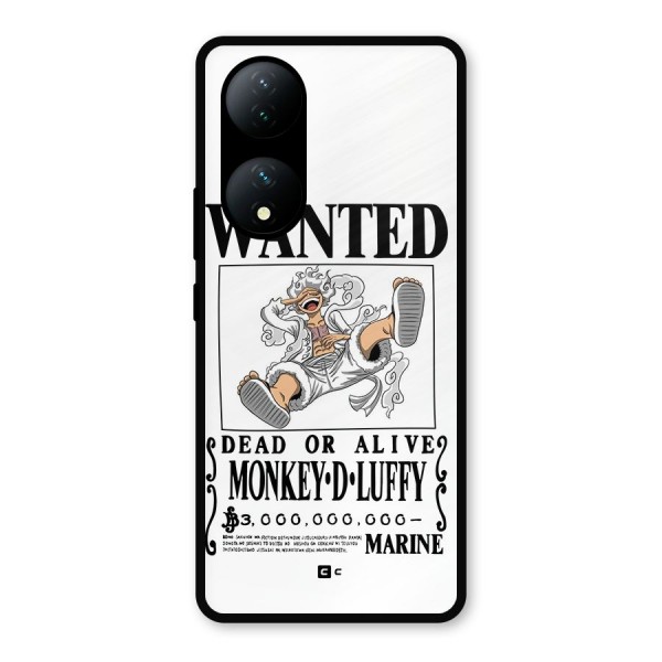 Munkey D Luffy Wanted  Metal Back Case for Vivo T2