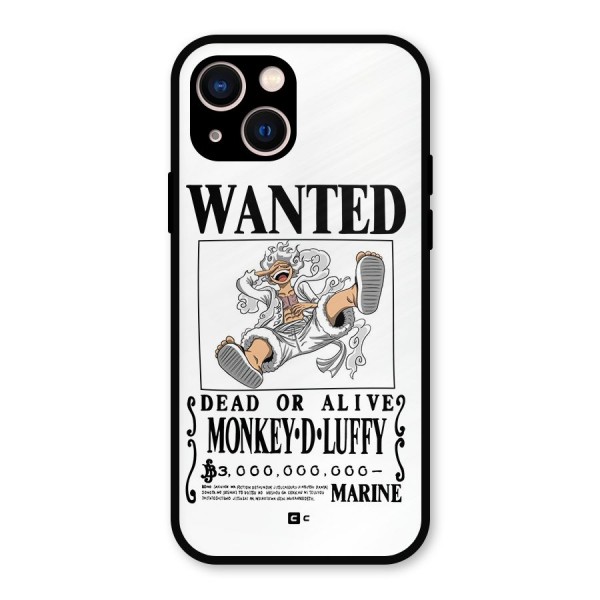 Munkey D Luffy Wanted  Metal Back Case for iPhone 13