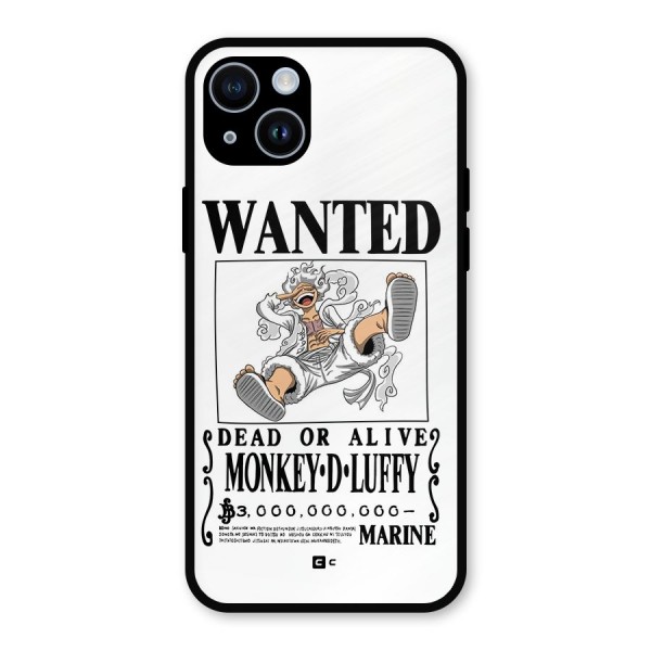 Munkey D Luffy Wanted  Metal Back Case for iPhone 14