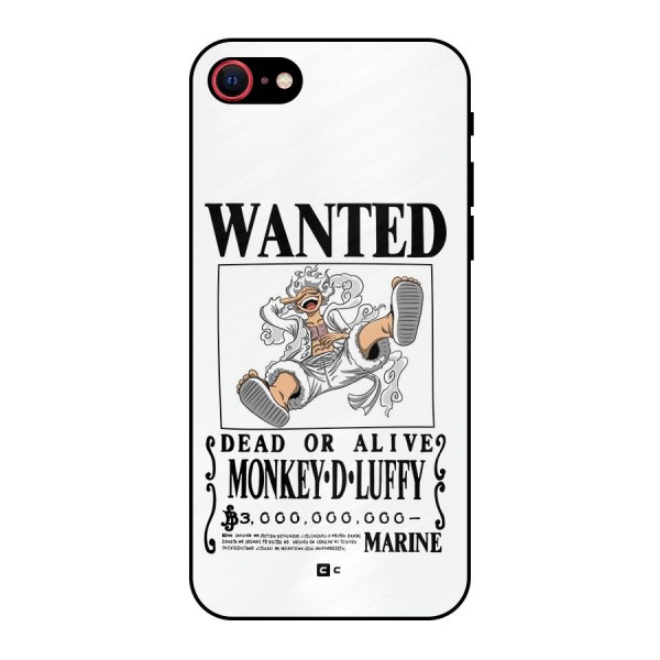 Munkey D Luffy Wanted  Metal Back Case for iPhone 7