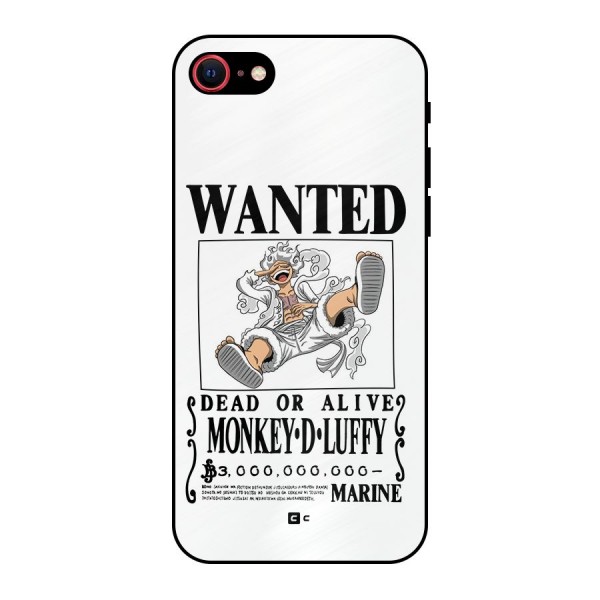 Munkey D Luffy Wanted  Metal Back Case for iPhone 8