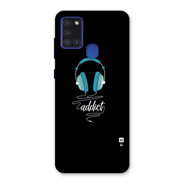 Music Addict Back Case for Galaxy A21s