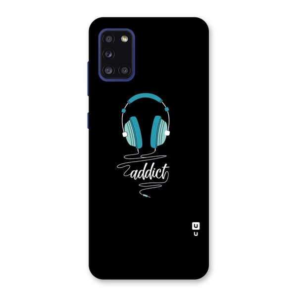 Music Addict Back Case for Galaxy A31