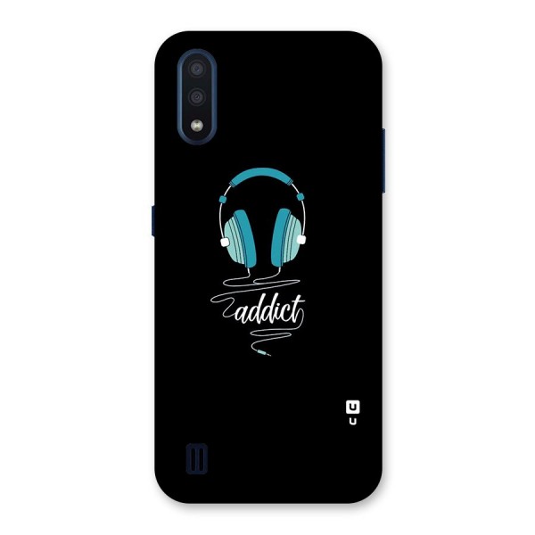 Music Addict Back Case for Galaxy M01