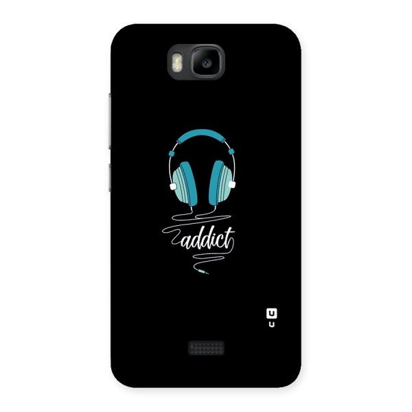 Music Addict Back Case for Honor Bee