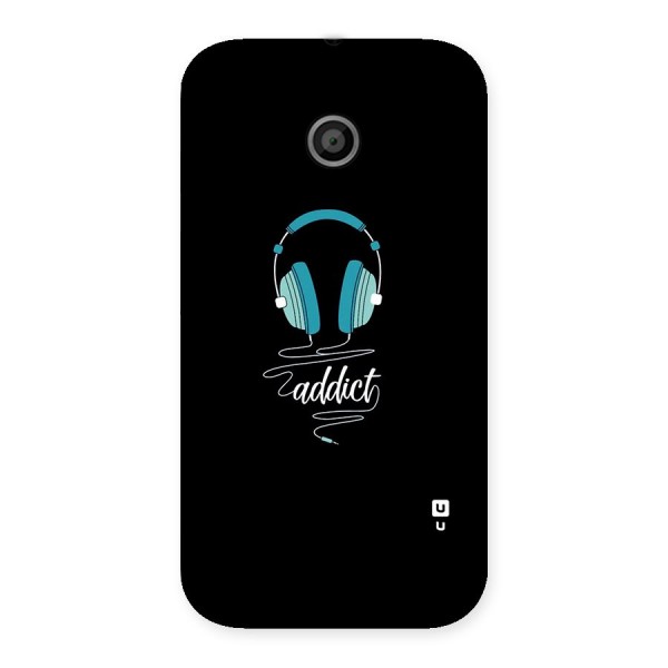 Music Addict Back Case for Moto E