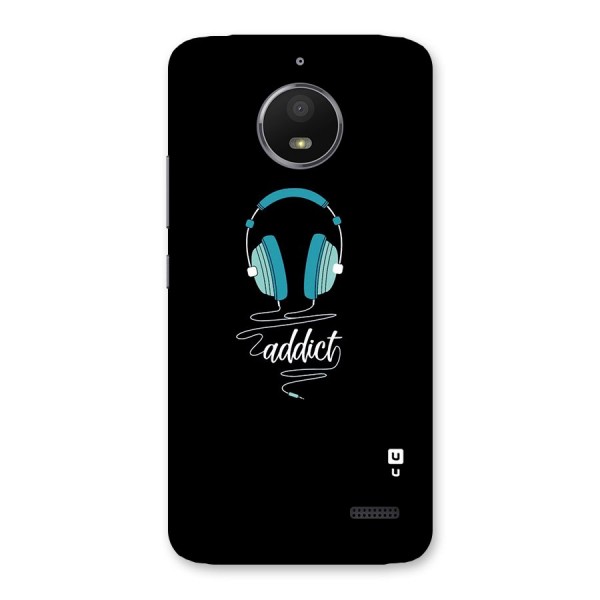 Music Addict Back Case for Moto E4