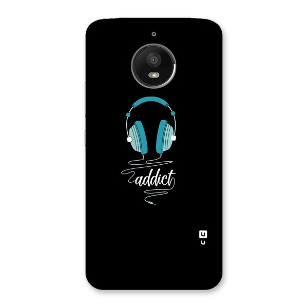 Music Addict Back Case for Moto E4 Plus