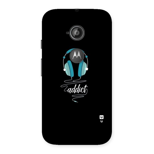 Music Addict Back Case for Moto E 2nd Gen