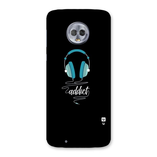 Music Addict Back Case for Moto G6