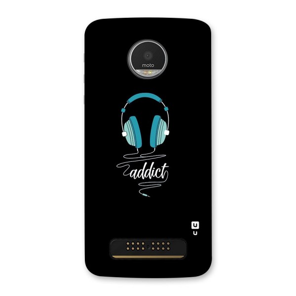 Music Addict Back Case for Moto Z Play