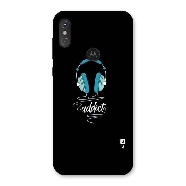 Music Addict Back Case for Motorola One Power