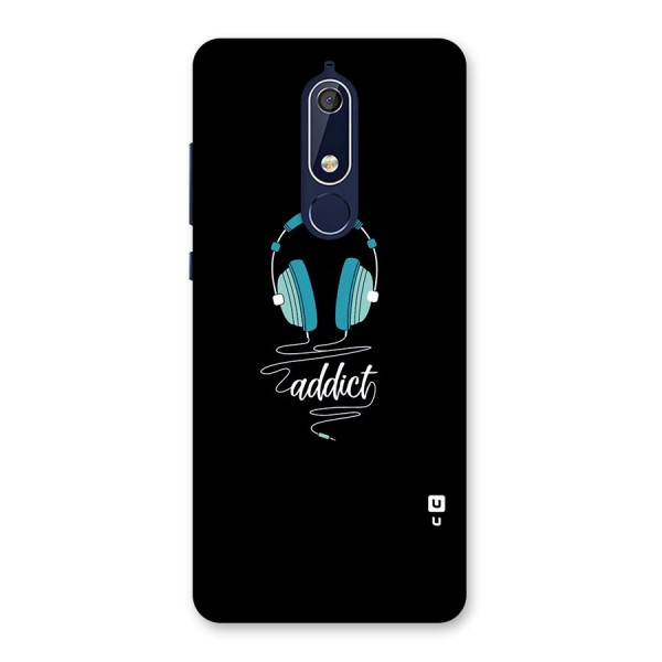 Music Addict Back Case for Nokia 5.1