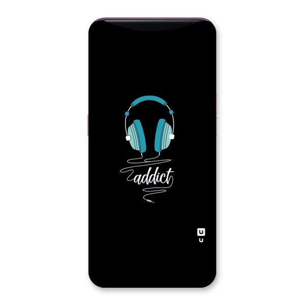 Music Addict Back Case for Oppo Find X