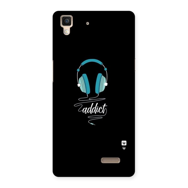 Music Addict Back Case for Oppo R7