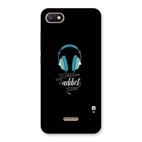 Music Addict Back Case for Redmi 6A