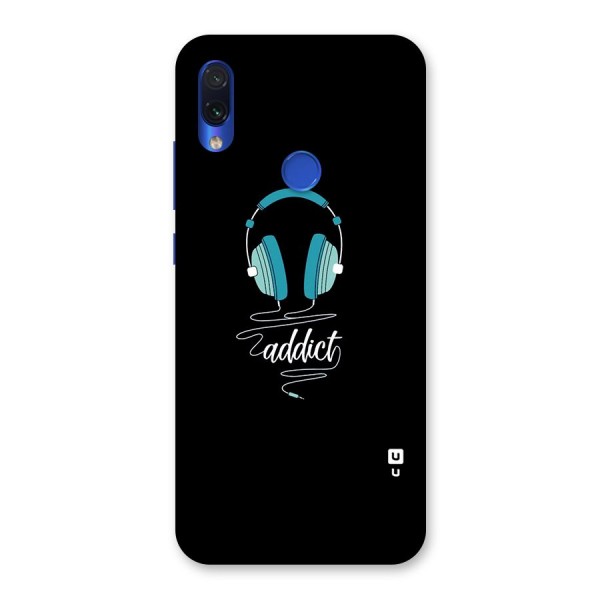 Music Addict Back Case for Redmi Note 7