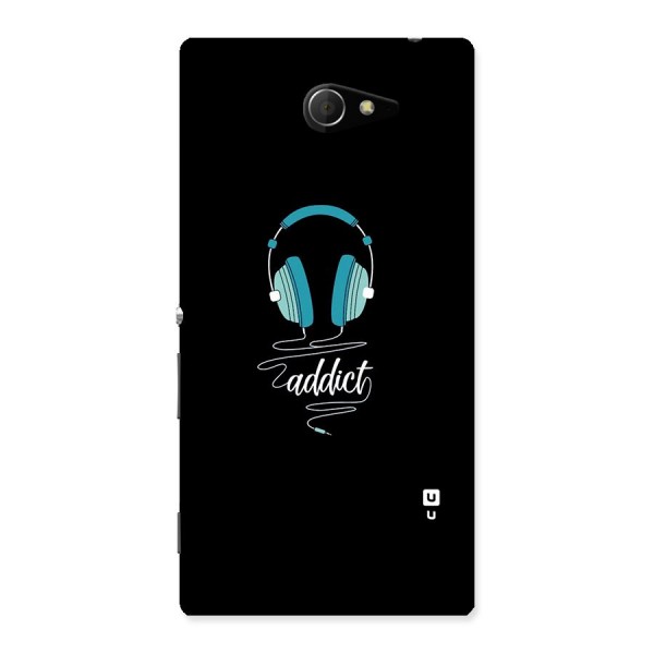 Music Addict Back Case for Sony Xperia M2