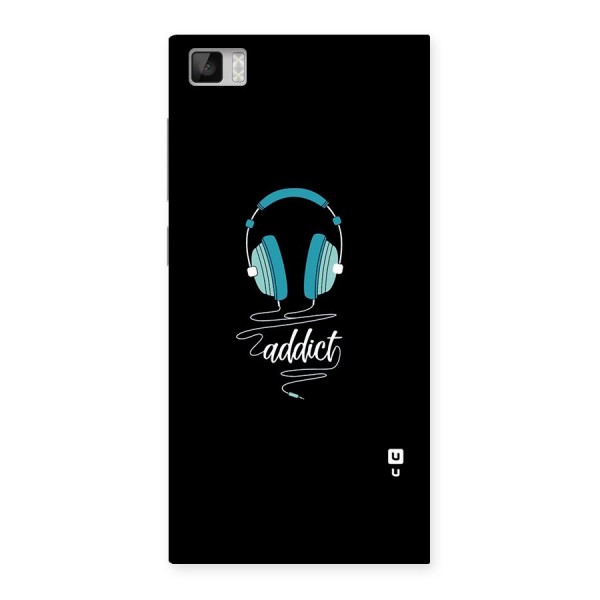 Music Addict Back Case for Xiaomi Mi3