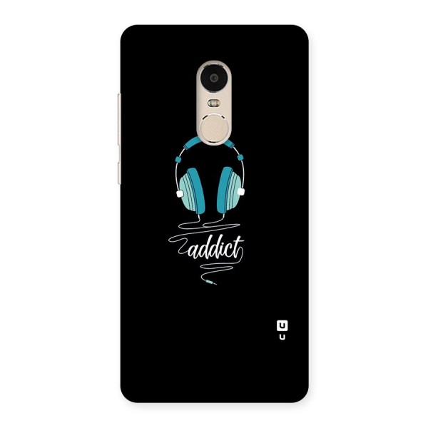 Music Addict Back Case for Xiaomi Redmi Note 4