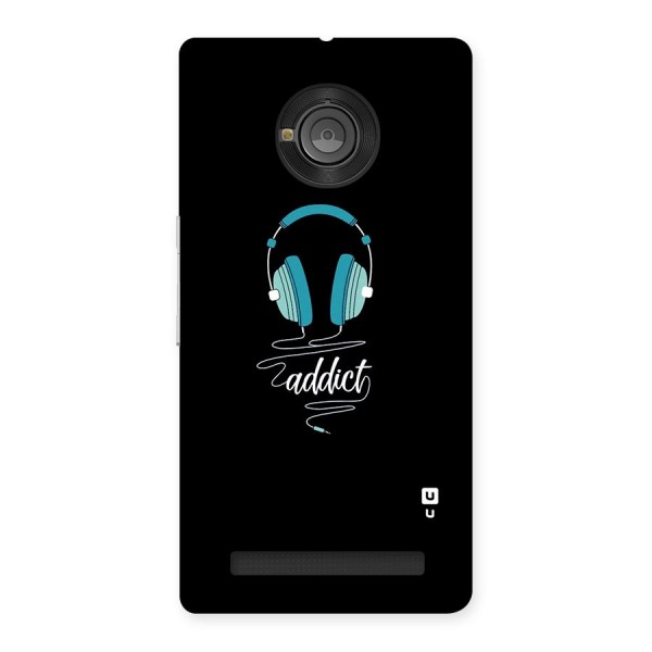 Music Addict Back Case for Yu Yuphoria