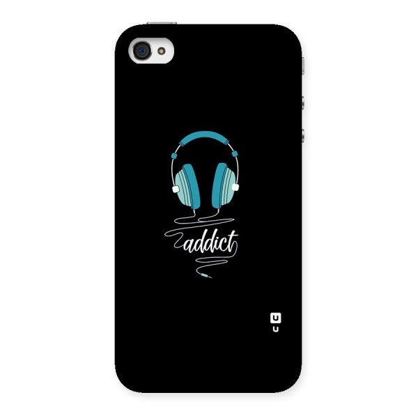 Music Addict Back Case for iPhone 4 4s