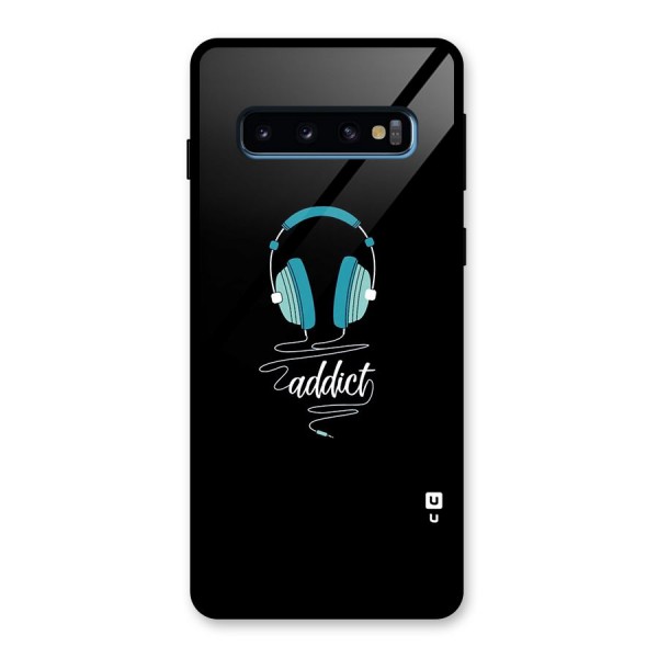 Music Addict Glass Back Case for Galaxy S10