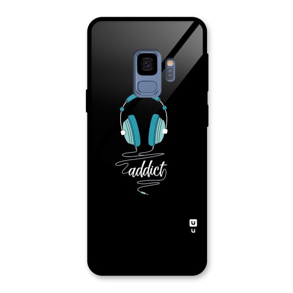 Music Addict Glass Back Case for Galaxy S9