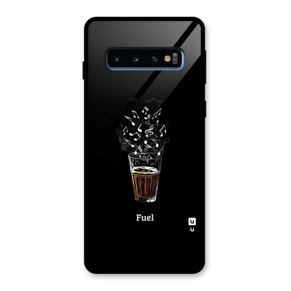 Music Chai My Fuel Glass Back Case for Galaxy S10