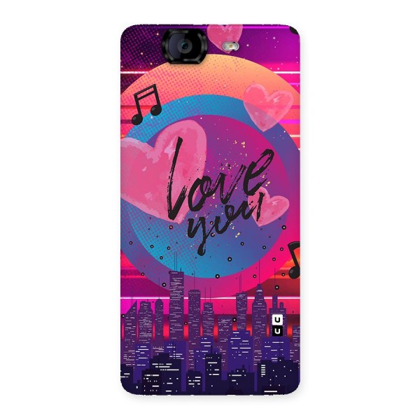 Music City Love Back Case for Canvas Knight A350