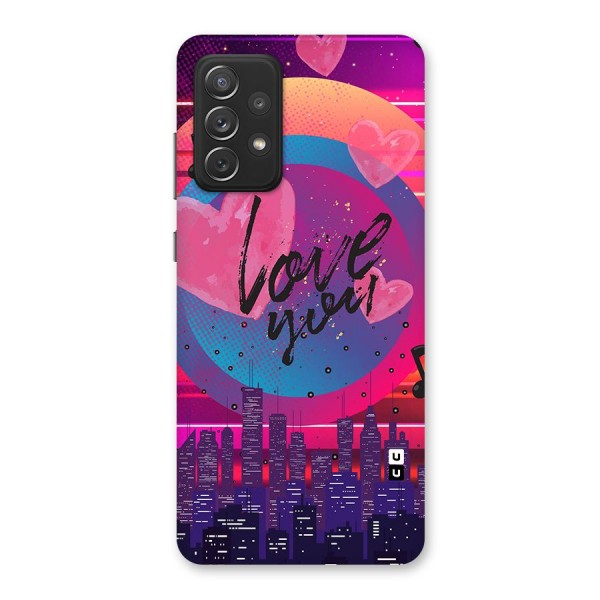 Music City Love Glass Back Case for Galaxy A72