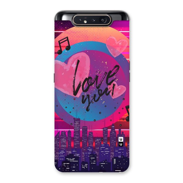 Music City Love Back Case for Galaxy A80