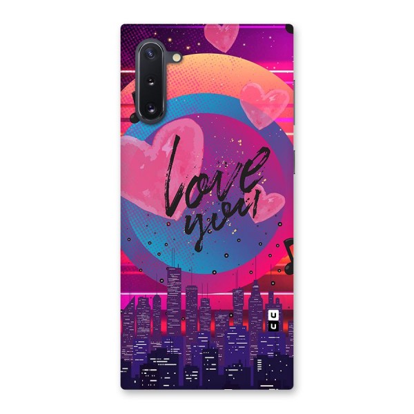 Music City Love Back Case for Galaxy Note 10