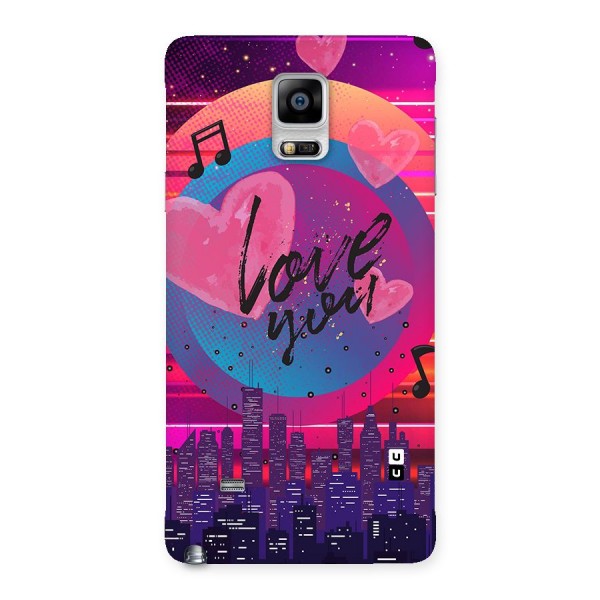 Music City Love Back Case for Galaxy Note 4