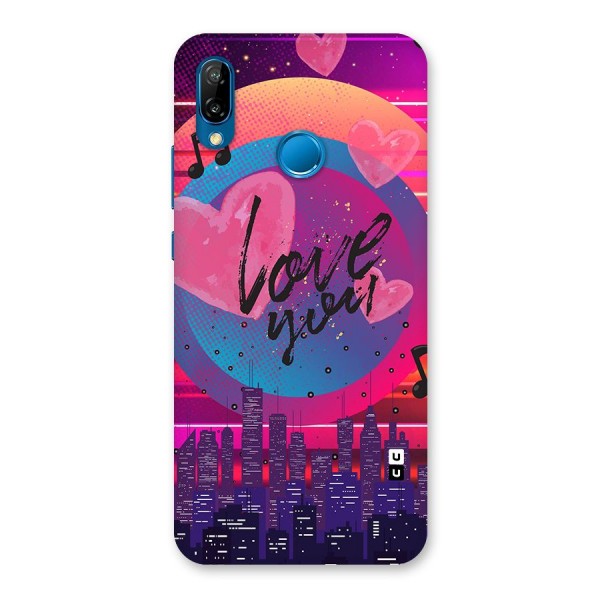 Music City Love Back Case for Huawei P20 Lite