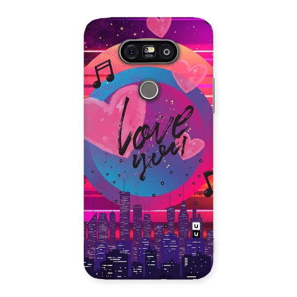 Music City Love Back Case for LG G5