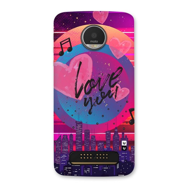 Music City Love Back Case for Moto Z Play