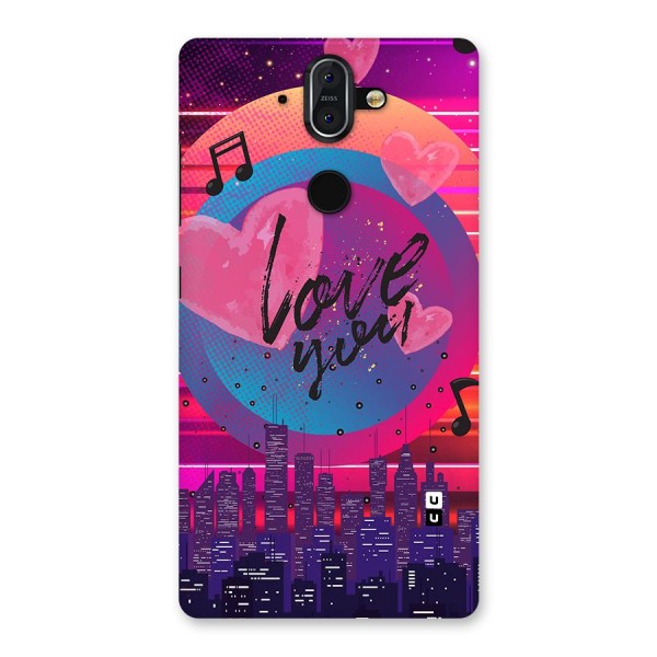 Music City Love Back Case for Nokia 8 Sirocco