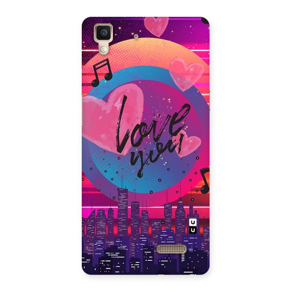 Music City Love Back Case for Oppo R7