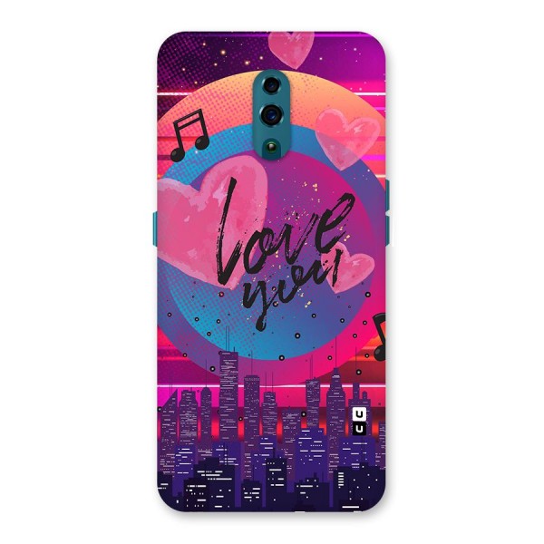 Music City Love Back Case for Oppo Reno