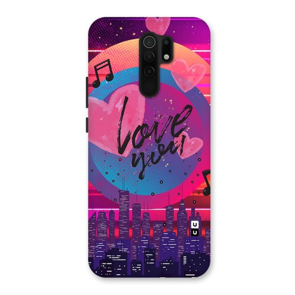 Music City Love Back Case for Redmi 9 Prime