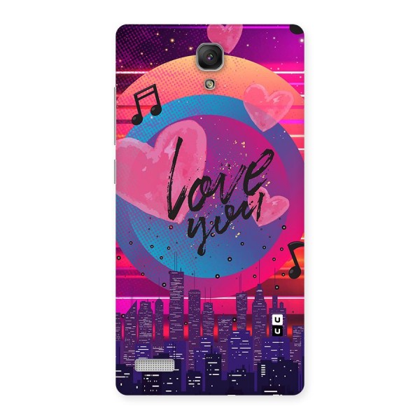 Music City Love Back Case for Redmi Note