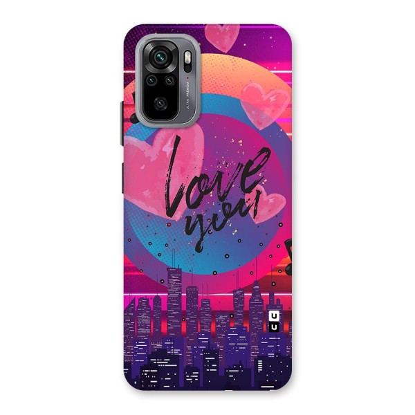 Music City Love Back Case for Redmi Note 10