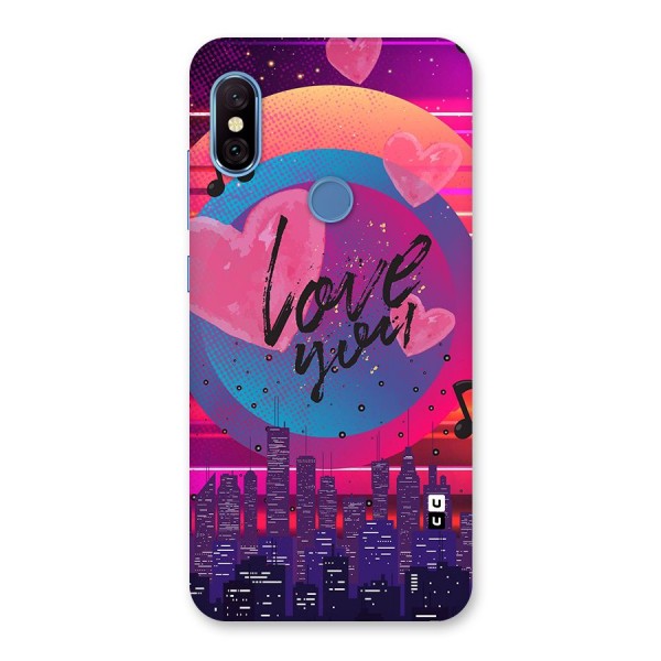 Music City Love Back Case for Redmi Note 6 Pro