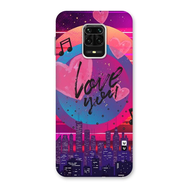 Music City Love Back Case for Redmi Note 9 Pro