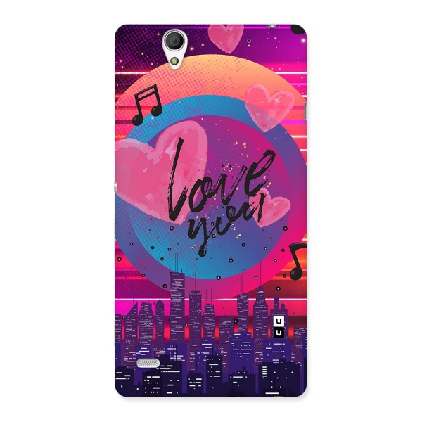 Music City Love Back Case for Sony Xperia C4