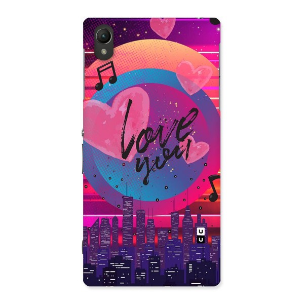 Music City Love Back Case for Sony Xperia Z1