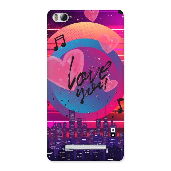 Music City Love Back Case for Xiaomi Mi4i